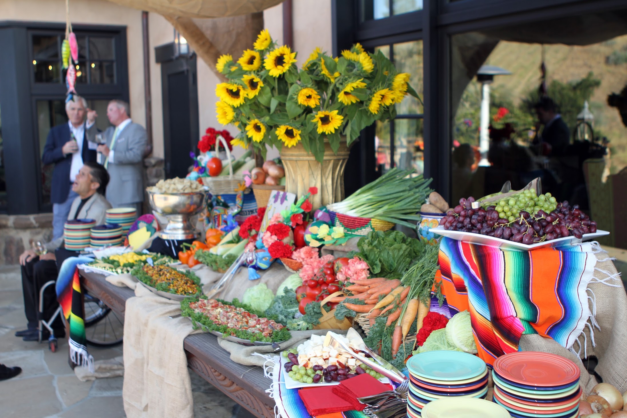 www.felicievents.com | hacienda fiesta | Mexican Party | Dinner Station