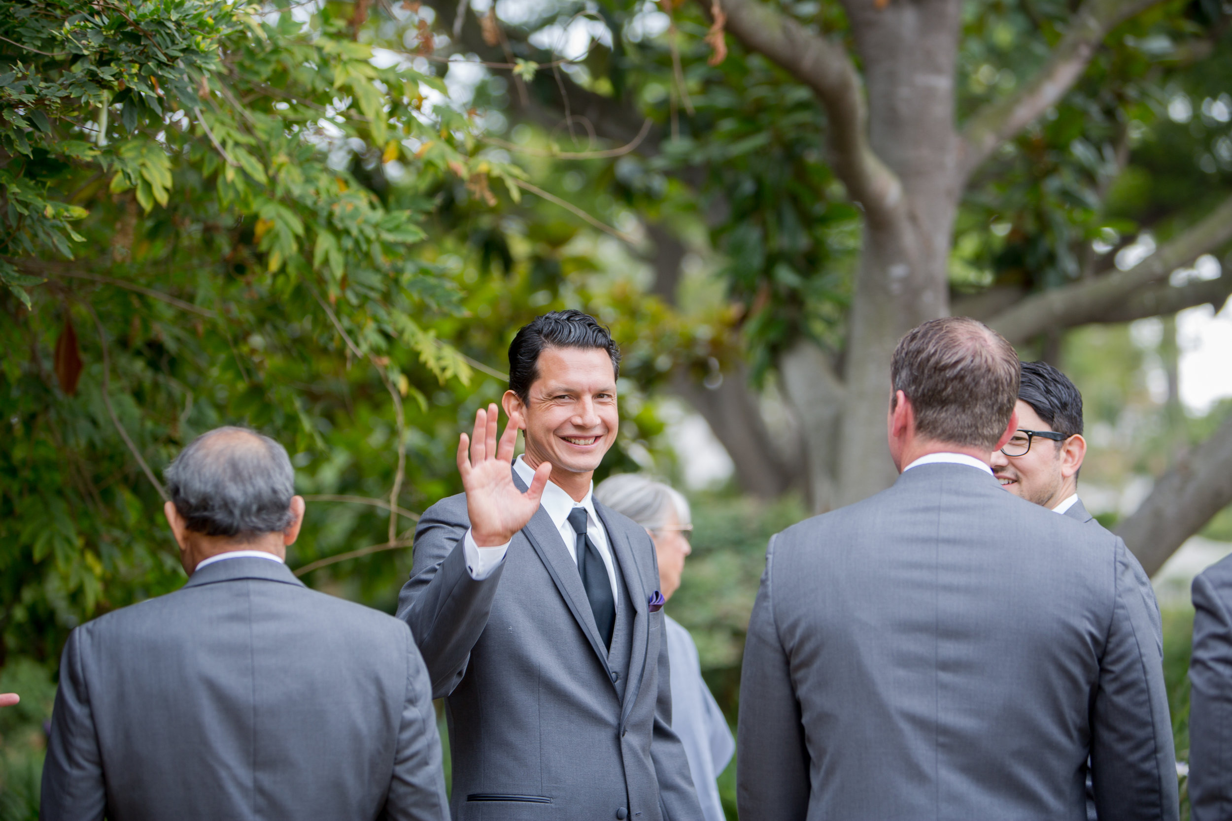 www.felicievents.com | Groom | Felici Wedding | Grey Suit | Groomsmen | Santa Barbara Wedding