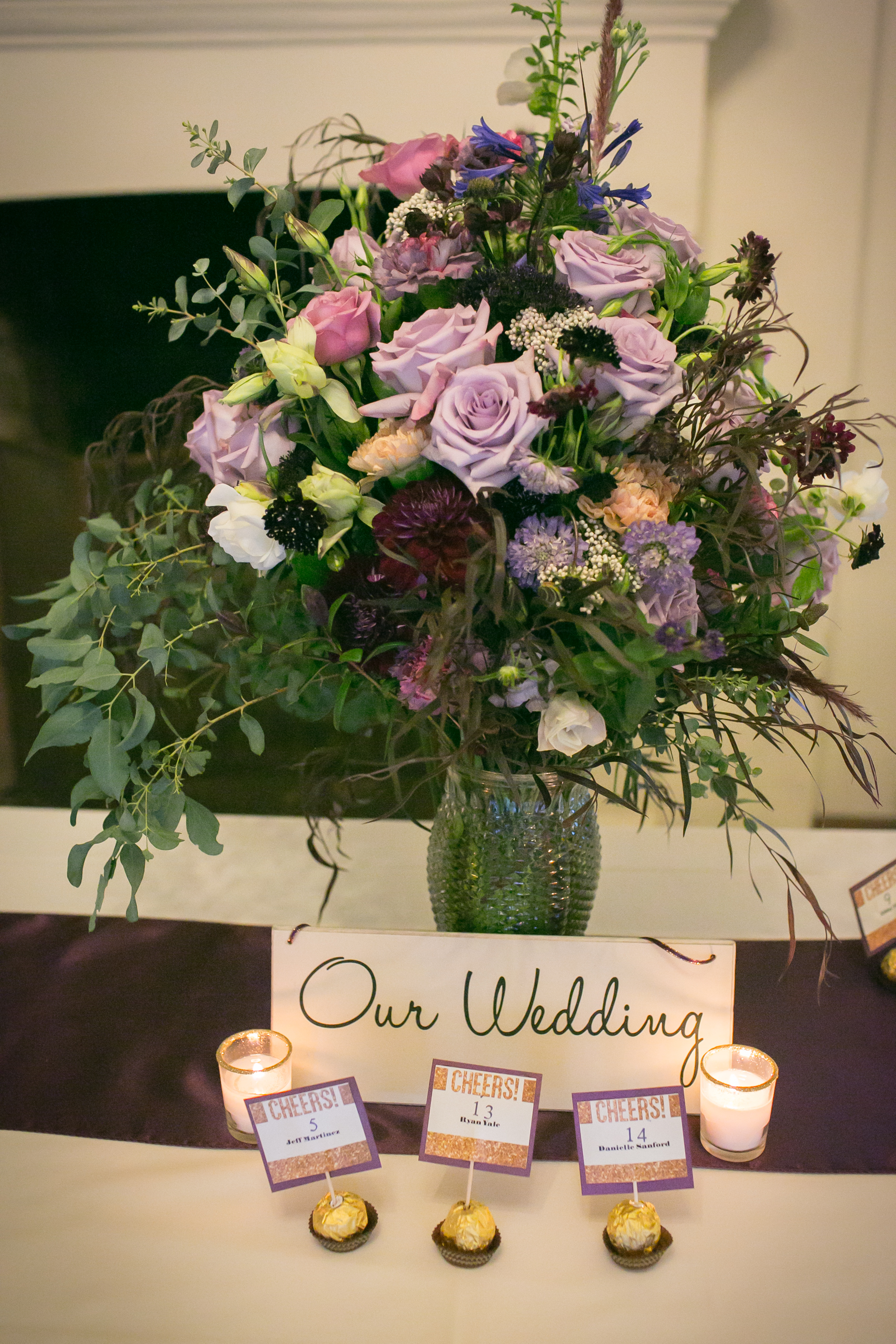 www.felicievents.com | Felici Wedding | Purple Wedding | Santa Barbara Wedding Reception | El Paseo Wedding | Wedding Flowers | Margaret Joan Floral