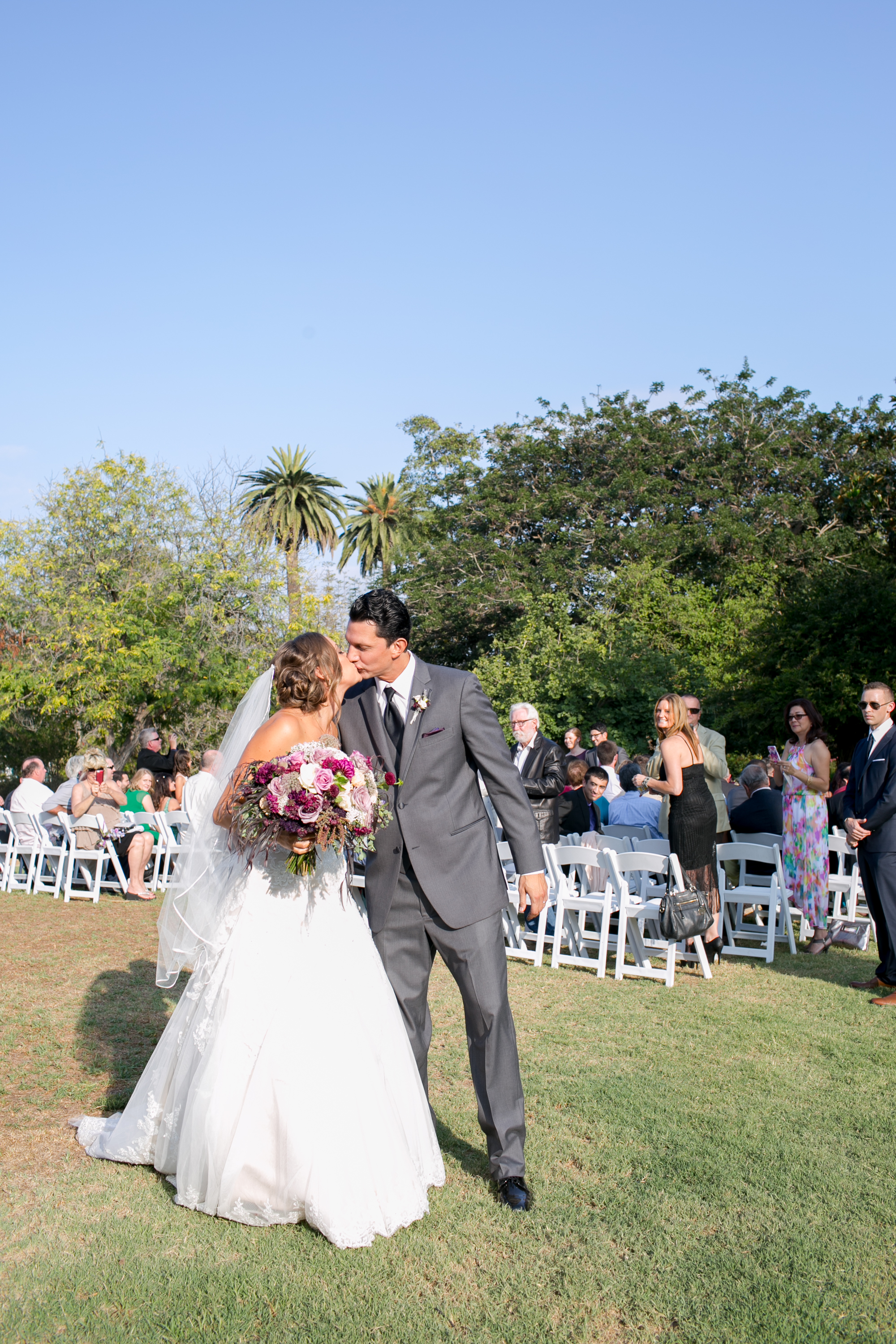 www.felicievents.com | Groom | Felici Wedding | Wedding Ceremony | Purple Wedding | Wedding Flowers | Santa Barbara Wedding Ceremony | Park Wedding