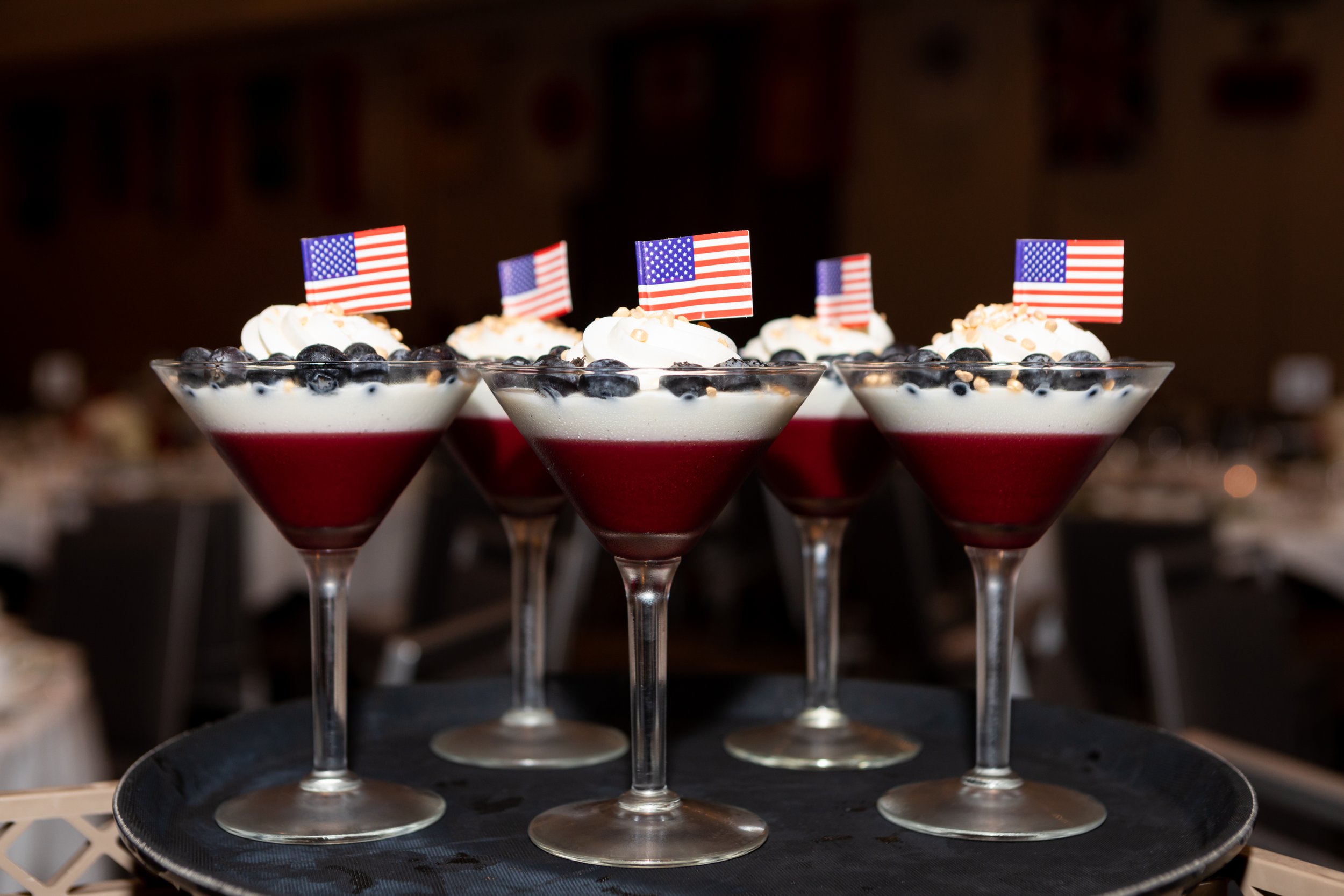 Patriotic Dessert for the Gala Fundraiser