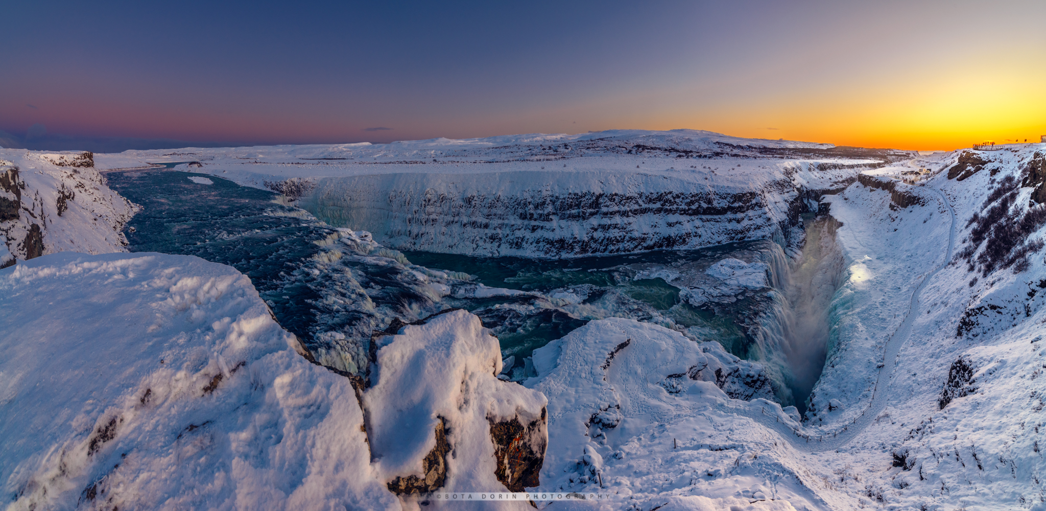 Gullfoss from the top