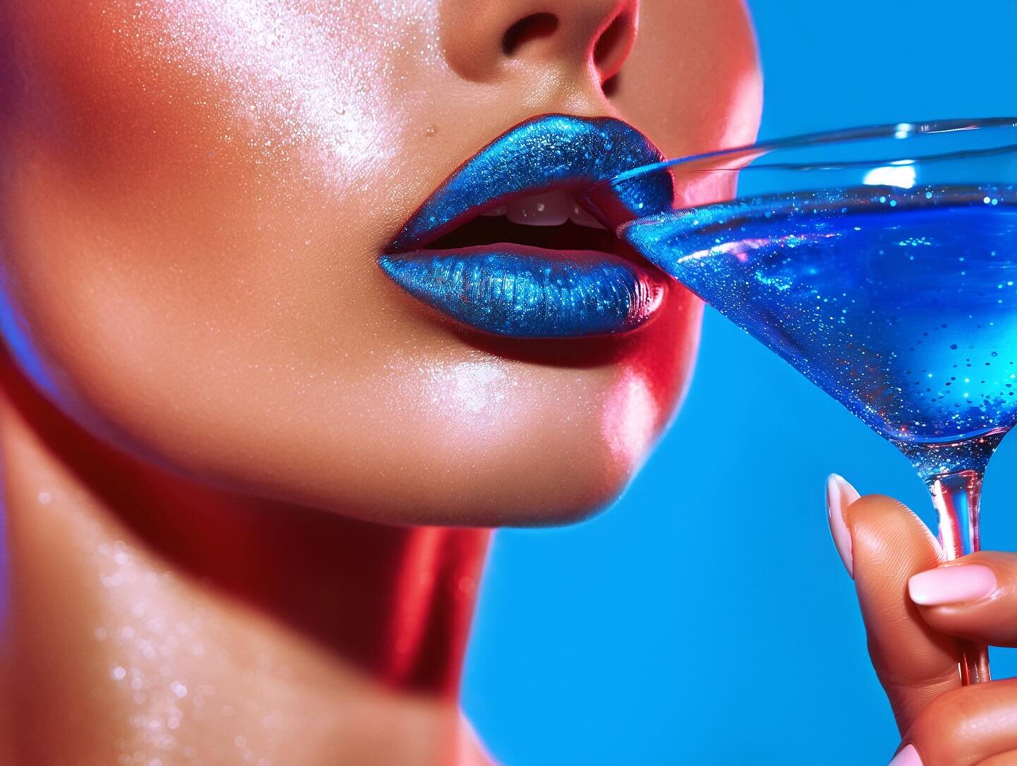 The deeper you dive, the more secrets you&rsquo;ll find. This drink has a story to tell&hellip; #bluedrinks #sparklelife #glitterlips