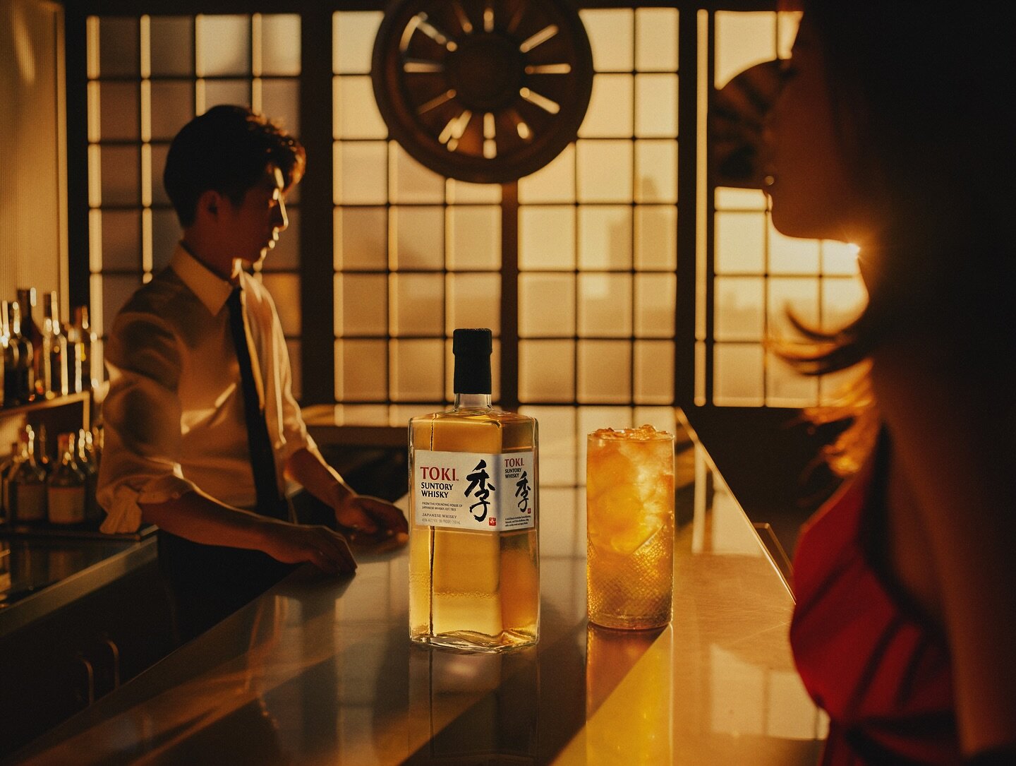 City lights, Toki nights ✨ This AI composite captures the essence of unwinding in a sophisticated setting. #TokiTime #suntorywhisky #AIart