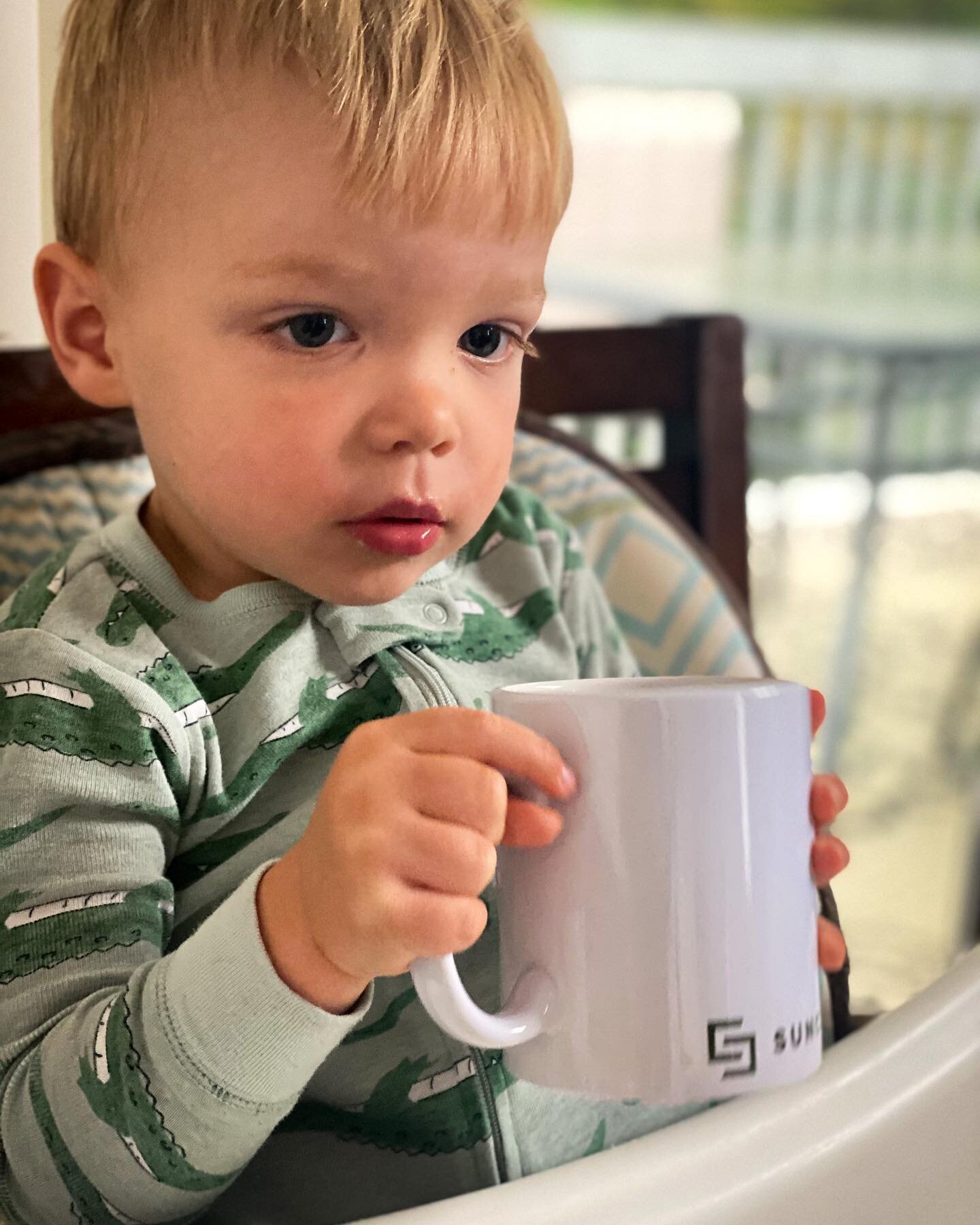 Kaden having his &ldquo;quafee&rdquo; this morning was a whole mood 😆
.
.
.
.
.
.
#toddler #boymom #boys #2yrold #coffee