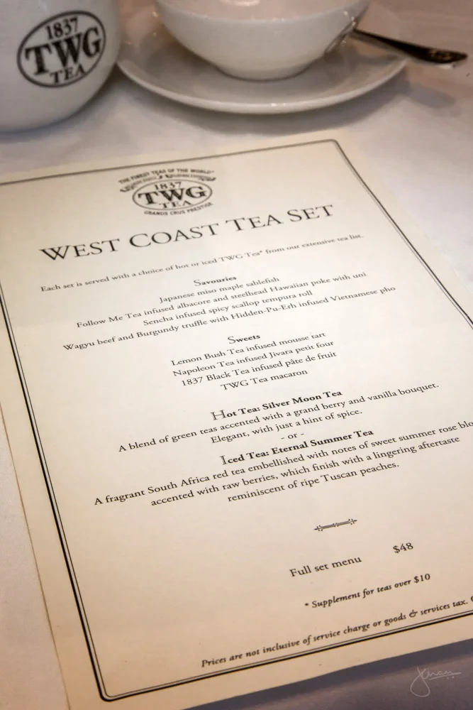 Afternoon Tea Series TWG Tea Canada — Jenn Chan Photography