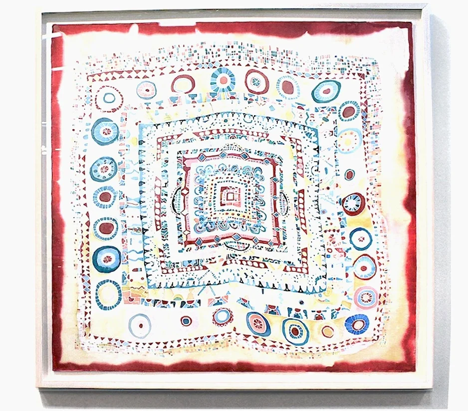 ALL  WELL - H: 46" x W: 48" Framed