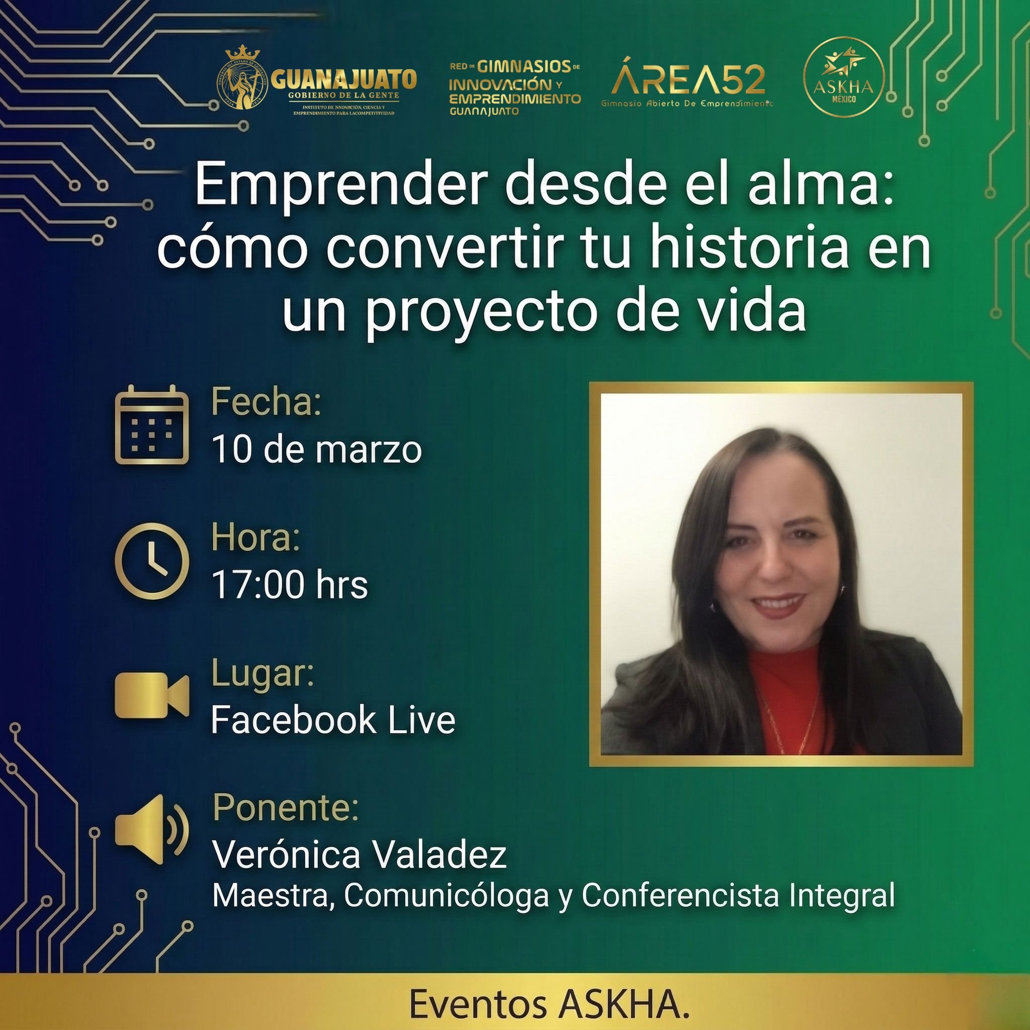 🚀🚀𝗔𝗦𝗞𝗛𝗔 𝗠𝗲́𝘅𝗶𝗰𝗼 𝘆 𝗔́𝗥𝗘𝗔 𝟱𝟮, junto con el @innovagobgente  #GobiernoDeLaGente, te invitan a sintonizar nuestra siguiente 𝗠𝗮𝘀𝘁𝗲𝗿𝗰𝗹𝗮𝘀𝘀, un espacio dise&ntilde;ado para activar ideas, fortalecer proyectos y llevar tu empren