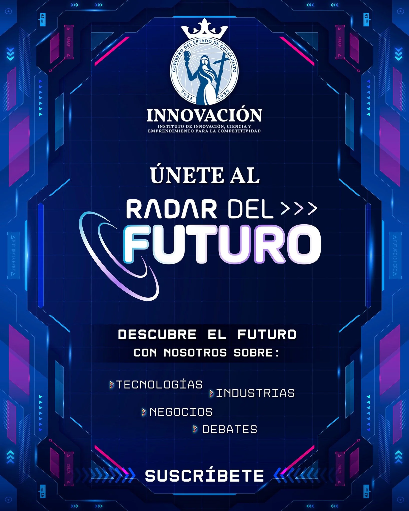 🚀 &iexcl;El futuro se construye desde hoy!
En Askha M&eacute;xico creemos en el poder de la innovaci&oacute;n, por eso te invitamos a ser parte del Radar del Futuro de @innovagobgente 

🔍 Activa tu radar con lo m&aacute;s 🔥 en:
✨ Avances Tecnol&oa