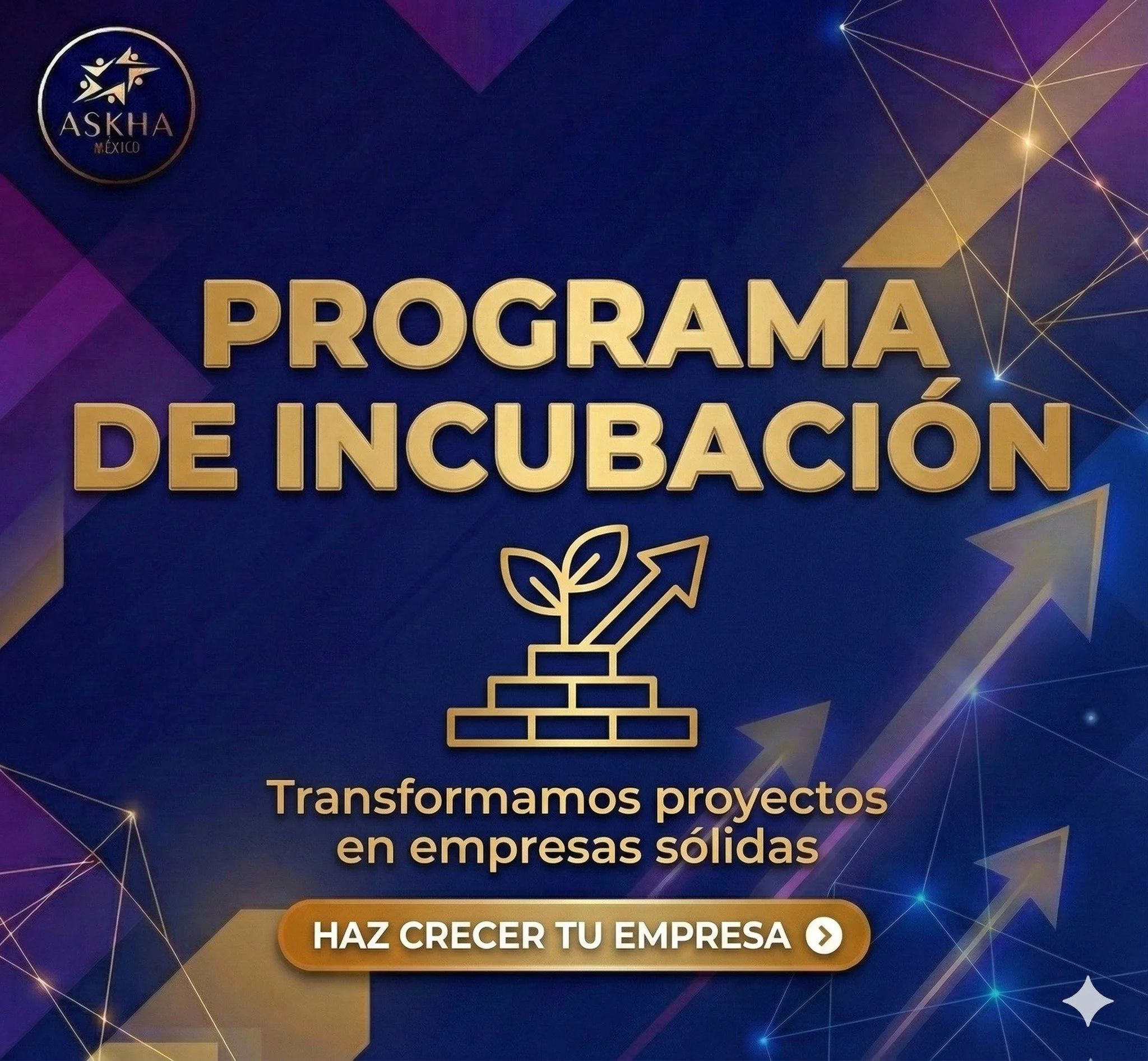 🚀 &iquest;Tienes una idea y no sabes por d&oacute;nde empezar?

El programa de incubaci&oacute;n Startup Center de ASKHA M&eacute;xico es tu mejor opci&oacute;n para convertirla en realidad 💡✨

📈 Recibe acompa&ntilde;amiento
🧠 Desarrolla tu model