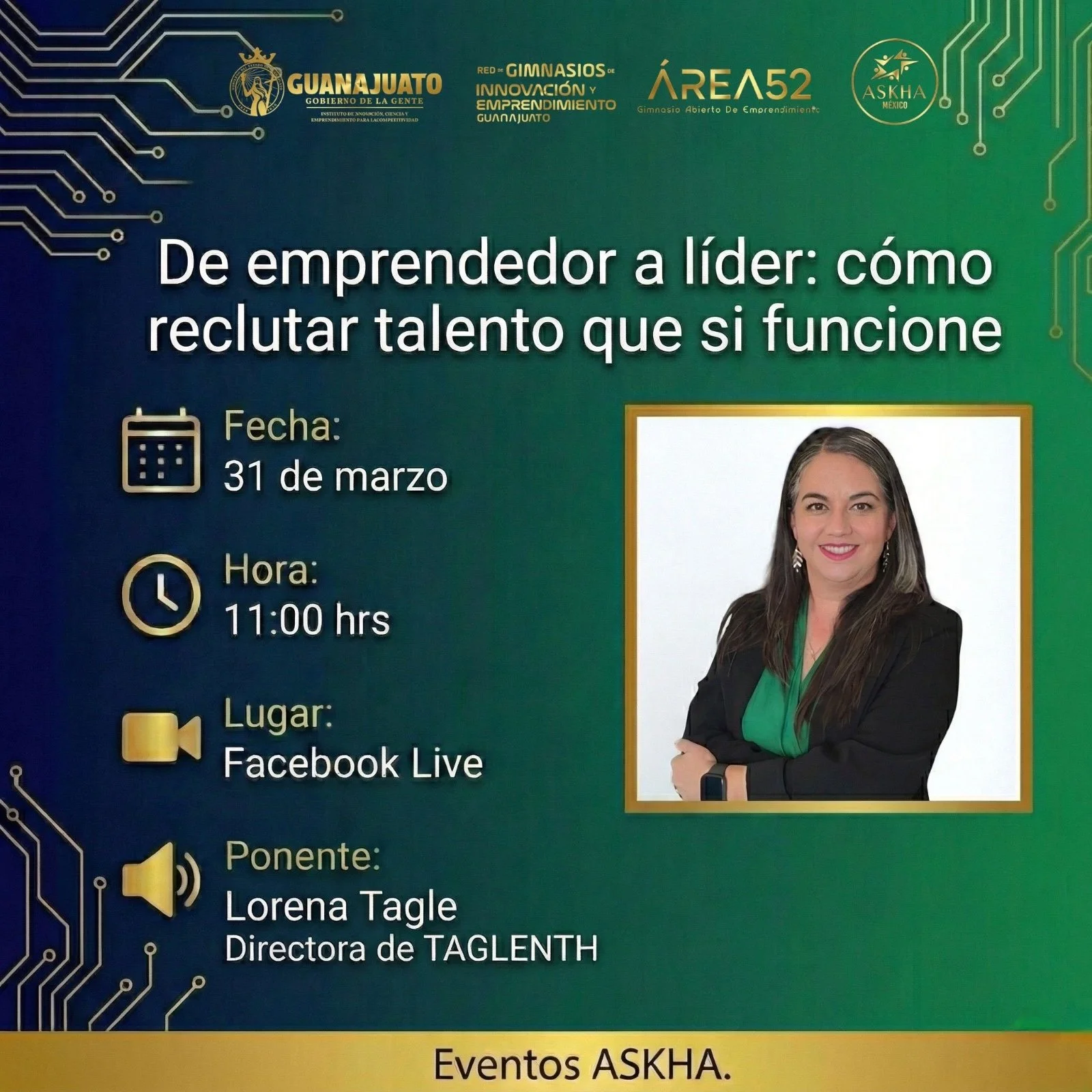 🚀🚀𝗔𝗦𝗞𝗛𝗔 𝗠𝗲́𝘅𝗶𝗰𝗼 𝘆 𝗔́𝗥𝗘𝗔 𝟱𝟮, junto con @innovagobgente  #GobiernoDeLaGente, te invitan a sintonizar nuestra siguiente 𝗠𝗮𝘀𝘁𝗲𝗿𝗰𝗹𝗮𝘀𝘀, un espacio dise&ntilde;ado para activar ideas, fortalecer proyectos y llevar tu emprendim
