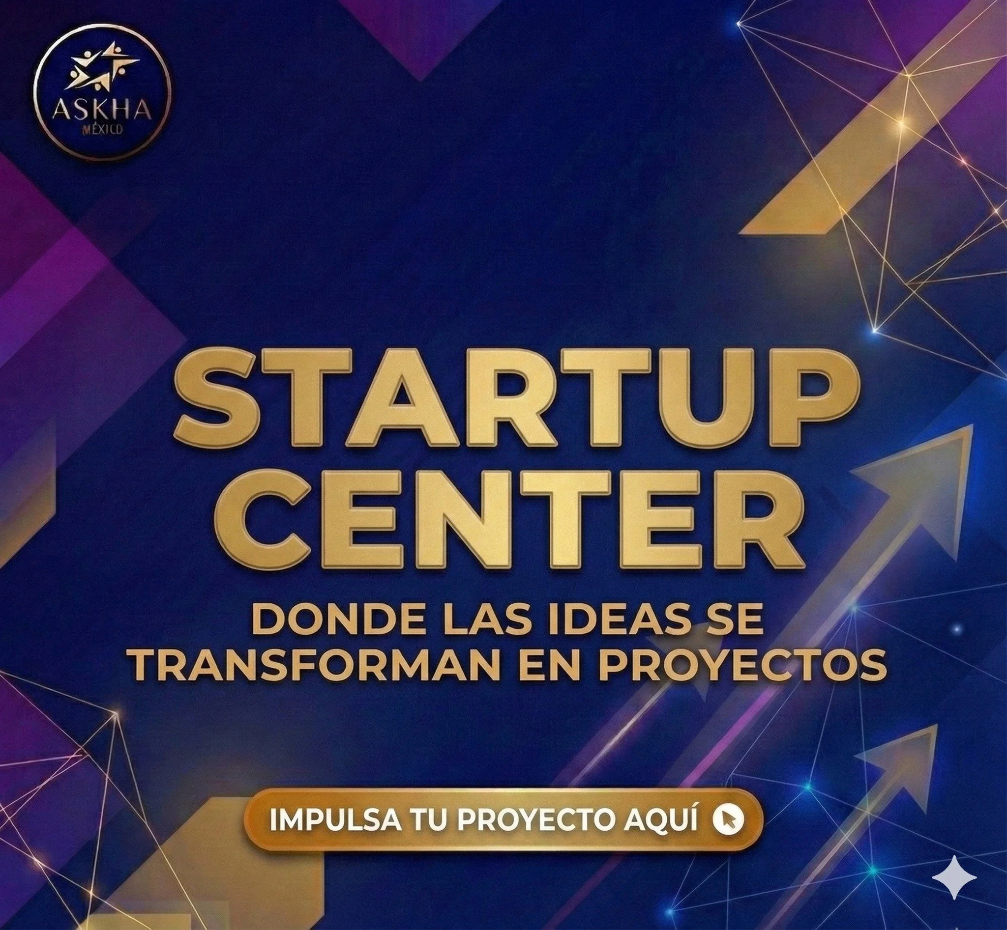 🚀 Convierte tu idea en un proyecto real con Startup Center de ASKHA M&eacute;xico 💡

Si est&aacute;s listo para dar el siguiente paso, este programa de incubaci&oacute;n te brinda las herramientas, mentor&iacute;a y acompa&ntilde;amiento que necesi