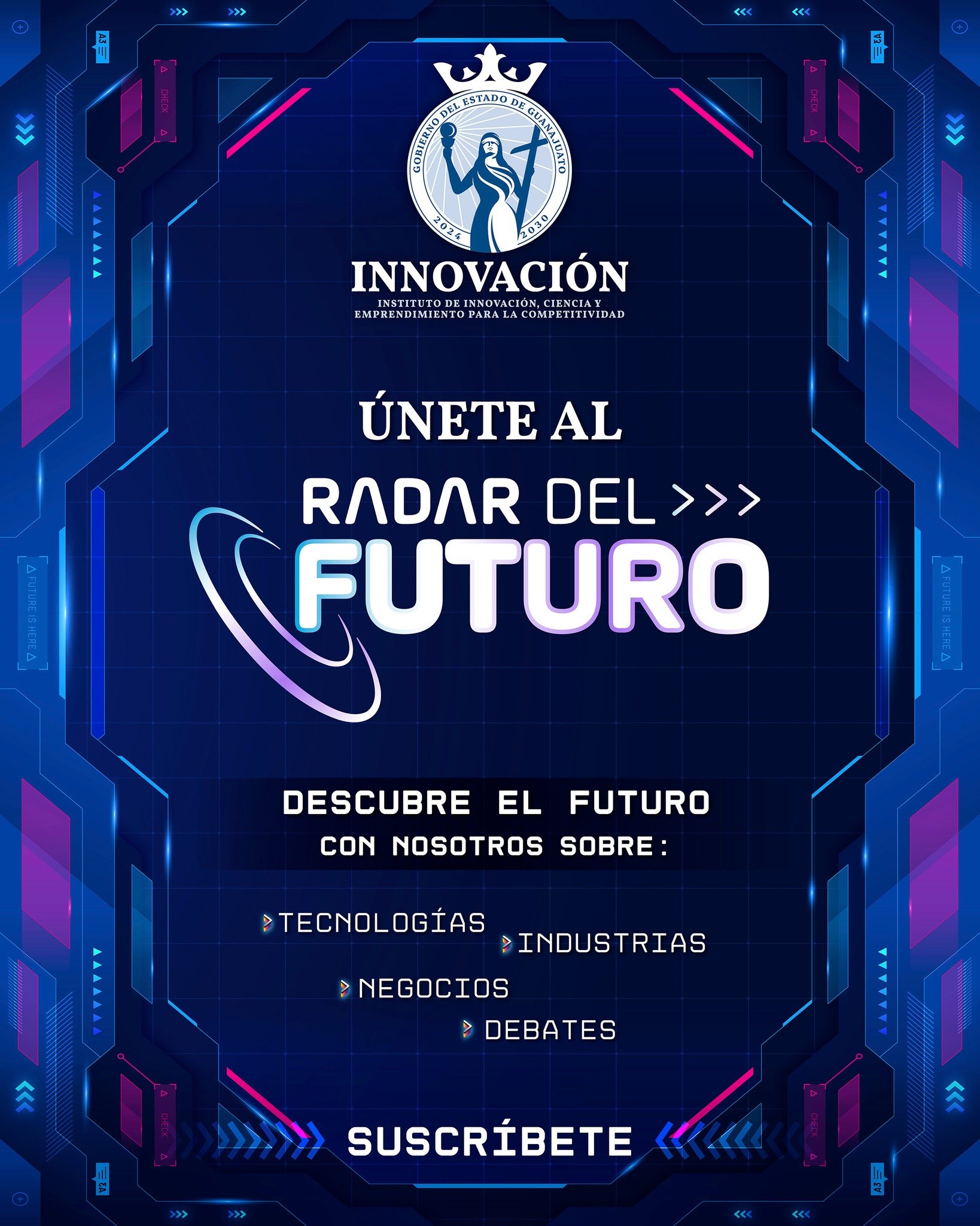 🚀 &iexcl;El futuro se construye desde hoy!
En Askha M&eacute;xico creemos en el poder de la innovaci&oacute;n, por eso te invitamos a ser parte del Radar del Futuro del @innovagobgente 

🔍 Activa tu radar con lo m&aacute;s 🔥 en:
✨ Avances Tecnol&o