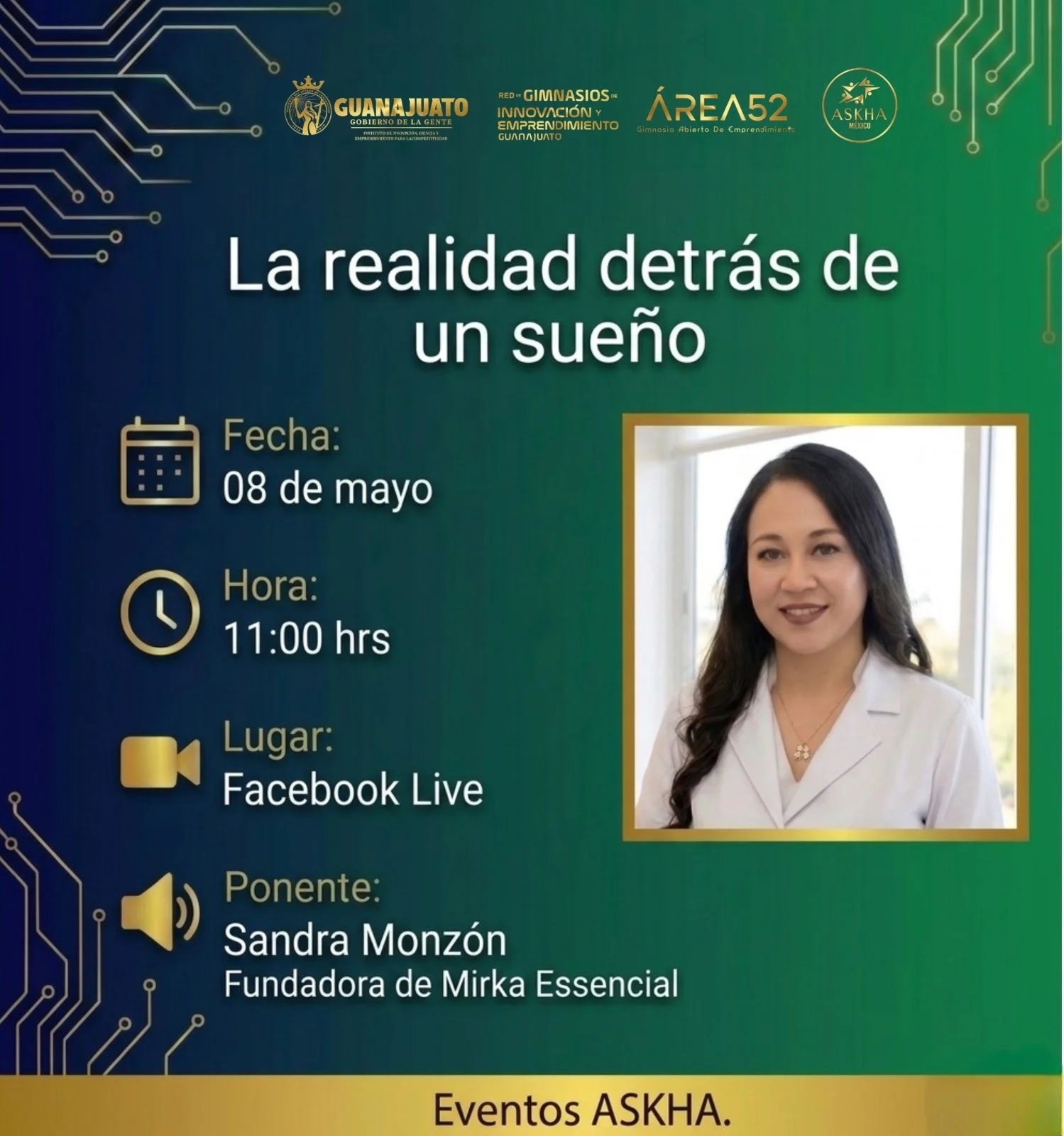 🚀🚀𝗔𝗦𝗞𝗛𝗔 𝗠𝗲́𝘅𝗶𝗰𝗼 𝘆 𝗔́𝗥𝗘𝗔 𝟱𝟮, junto con @innovagobgente  #GobiernoDeLaGente, te invitan a sintonizar nuestra siguiente 𝗠𝗮𝘀𝘁𝗲𝗿𝗰𝗹𝗮𝘀𝘀, un espacio dise&ntilde;ado para activar ideas, fortalecer proyectos y llevar tu emprendim