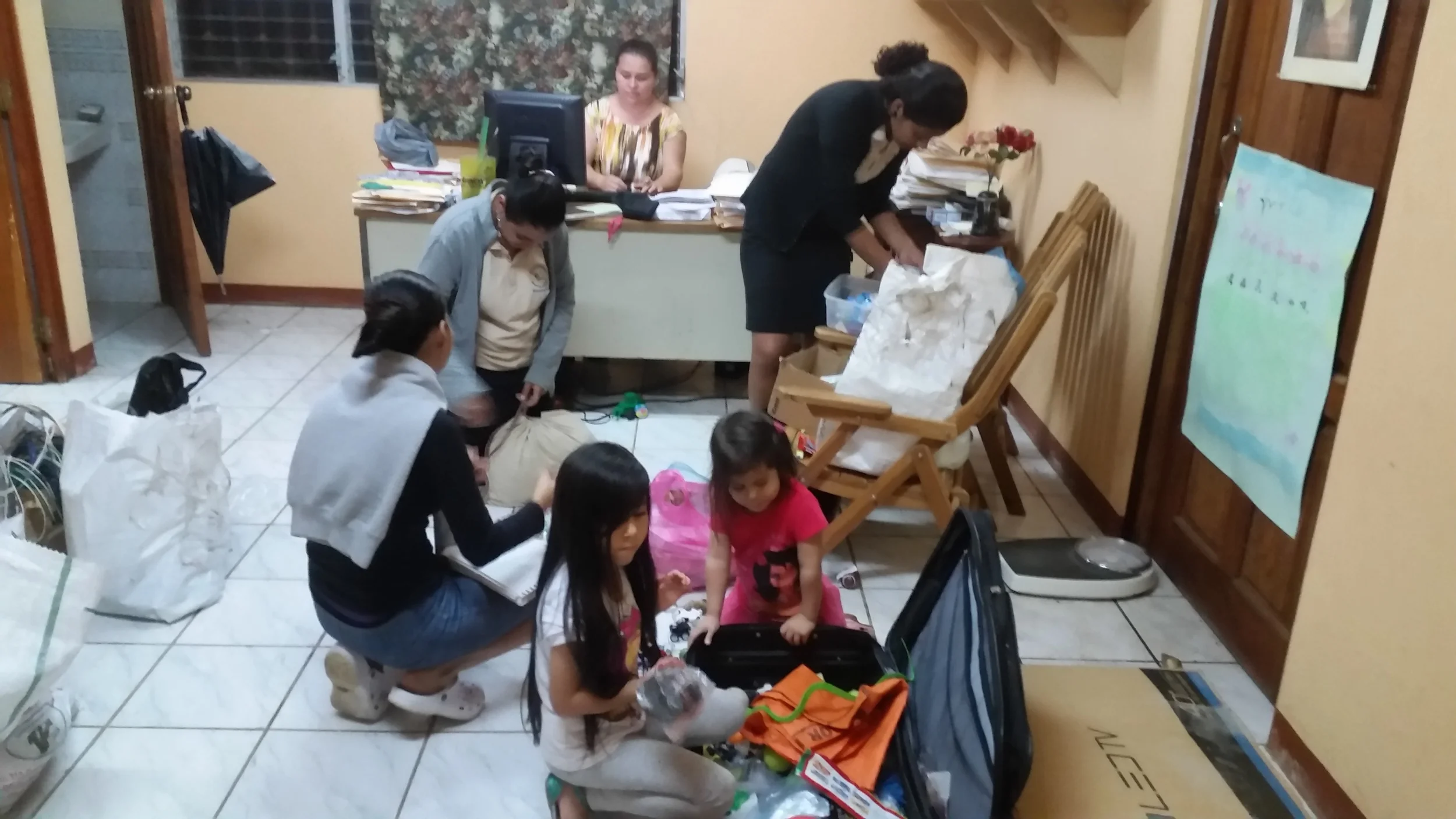 Preparing hygiene packages for Hospital ministry during Missions training week