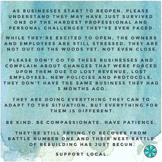 First, please read this and re-read.
Second, as we are able to re-open soon, I will start to contact my clients.
Please keep in mind there will be changes and have patience as it will take a little time to contact everyone.
Thank you in advance