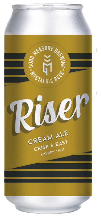San Riser Label Riser — Good Measure Pub & Brewery