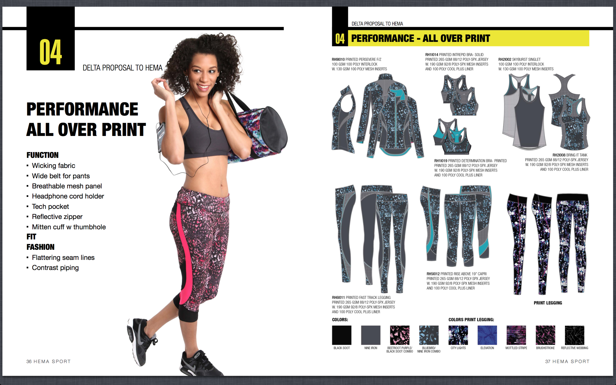 PERFORMANCE ALLOVER PRINT
