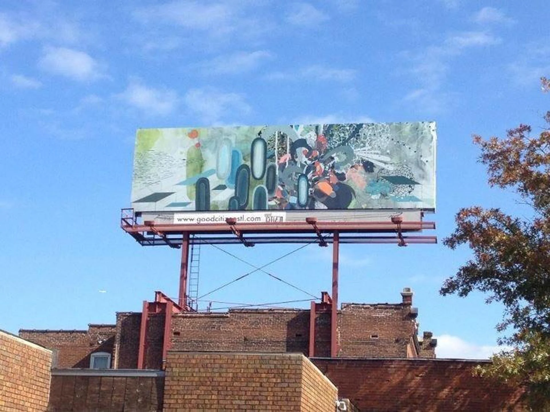 Billboard of "Through"