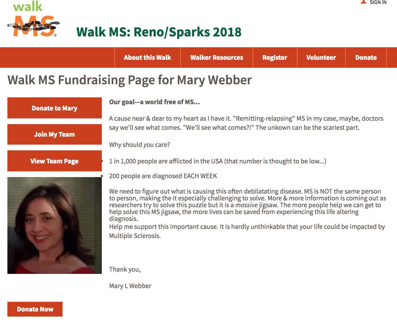 Walk MS
