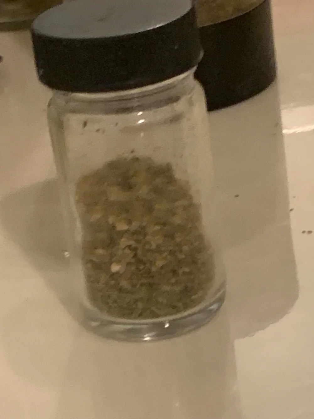 Freshly ground & homegrown cannabis 