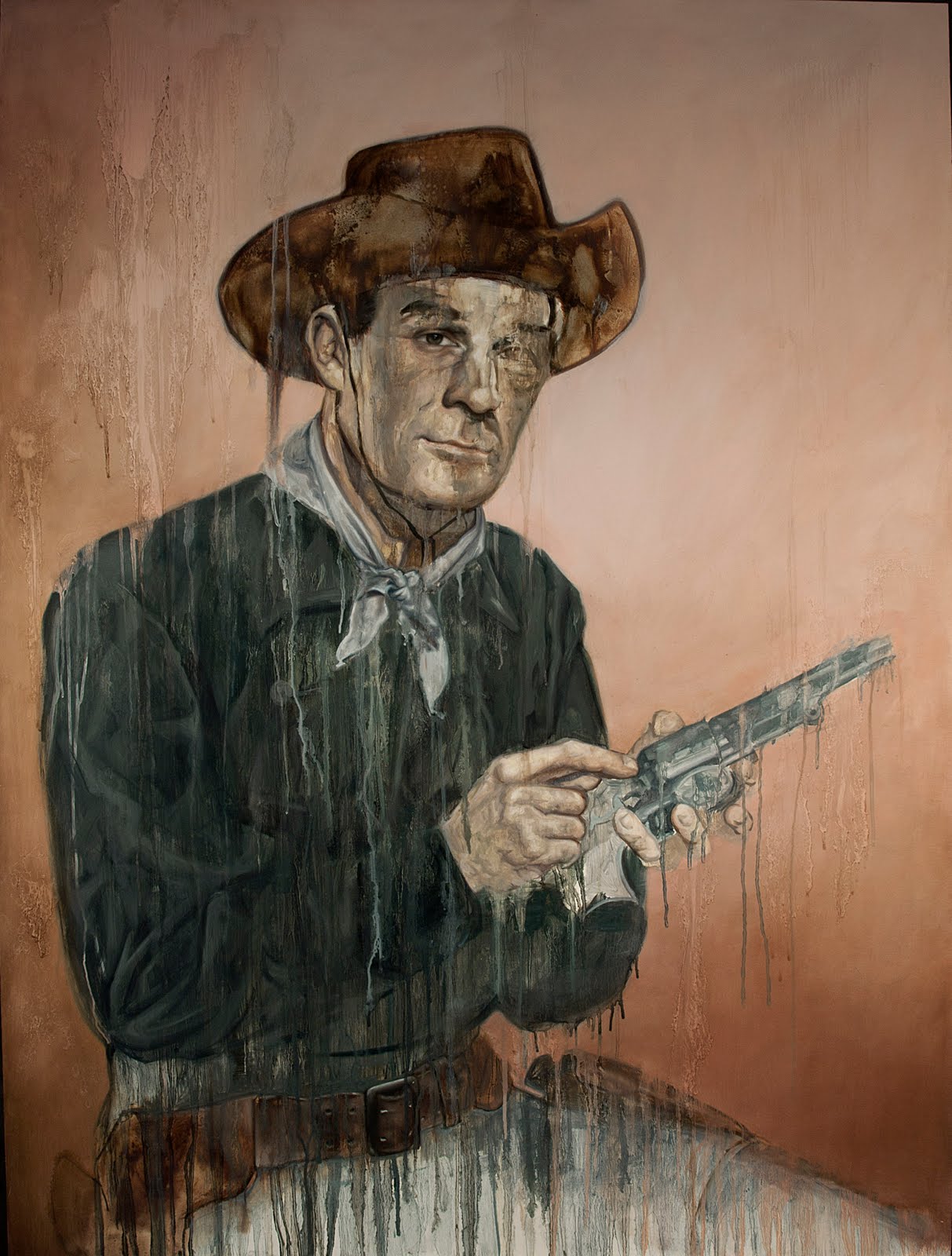 Strong Silent Type Oil on Panel 48" x 36" 2012