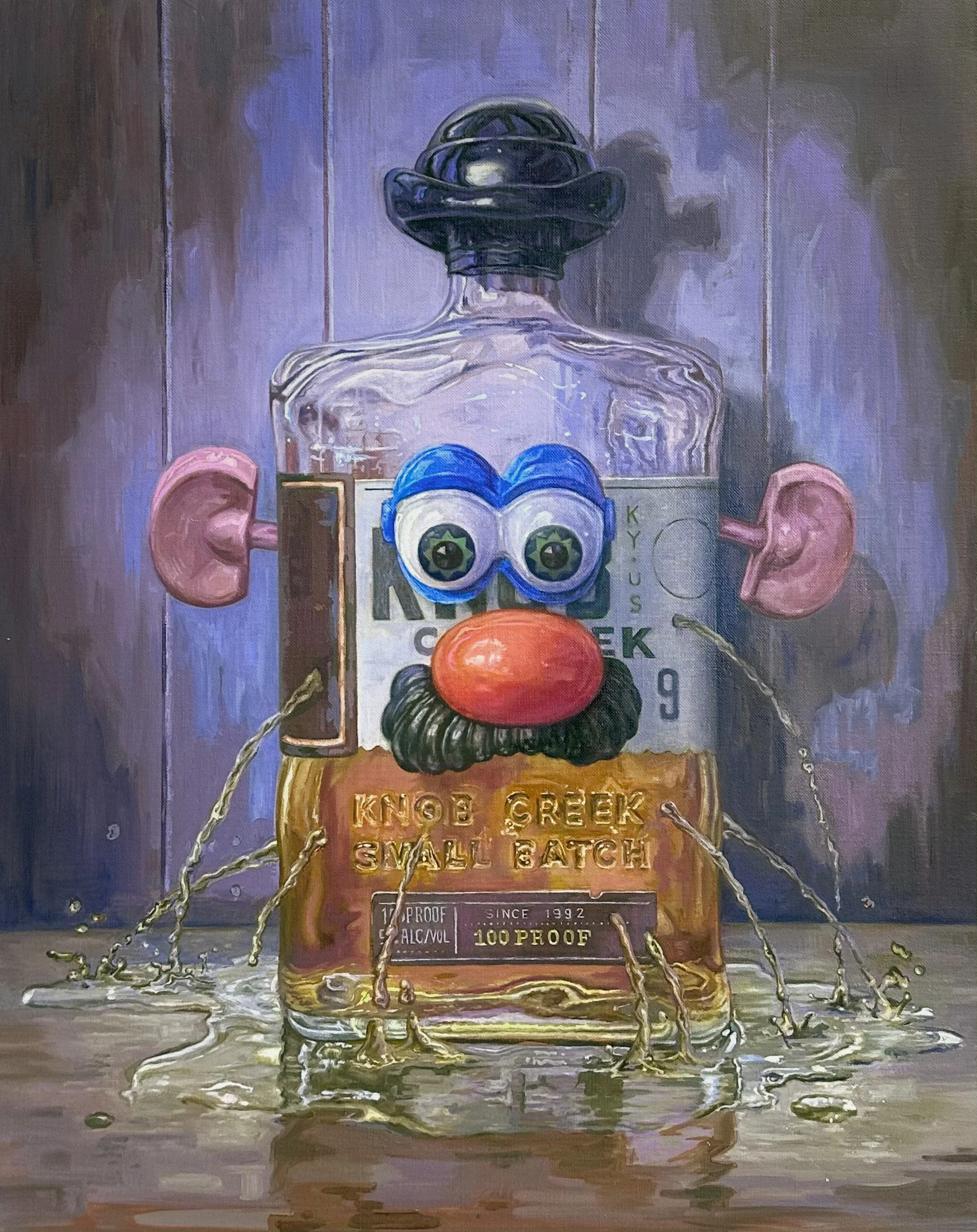   The Devil’s Cut  Oil on Linen 20”x16” 2025 