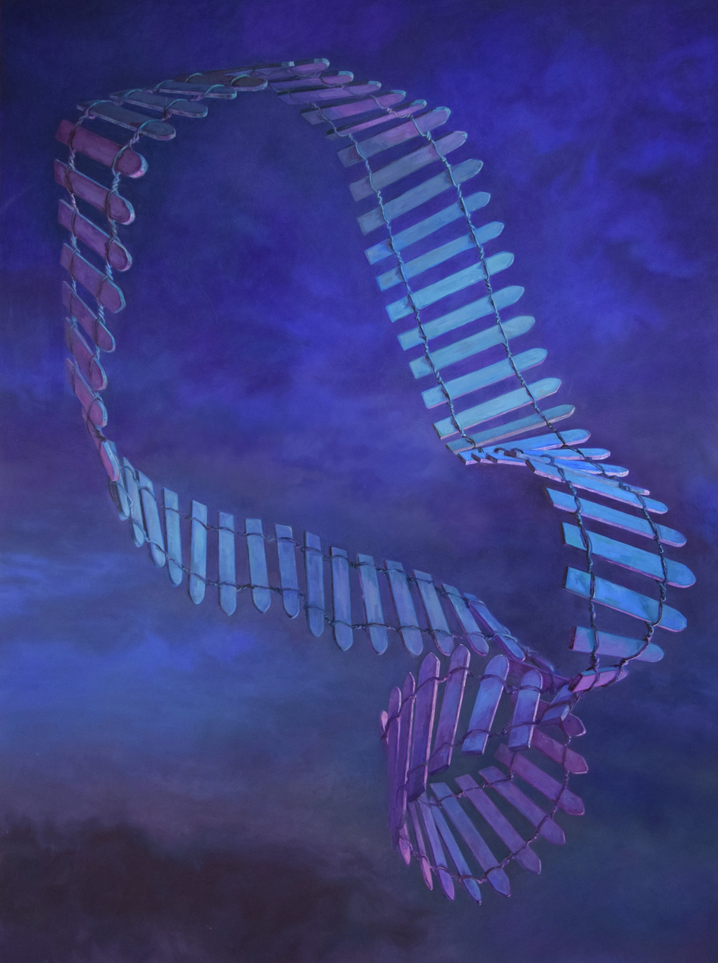   Cul-de-Sac  Oil on Panel 48” x 36” 2025 