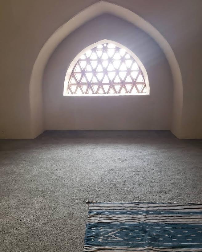 Inside the mosque. Photo by Aimee Wilson.