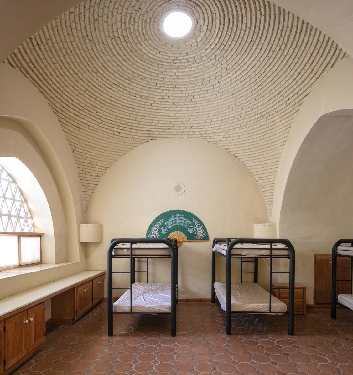More dormitory-style guest spaces.