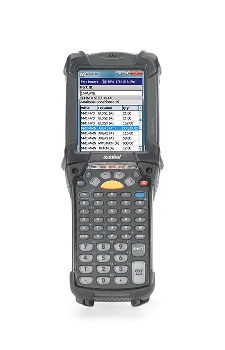 VE Mobile - Mobile Barcode Scanning Solution for Infor VISUAL ERP - Motorola MC9200