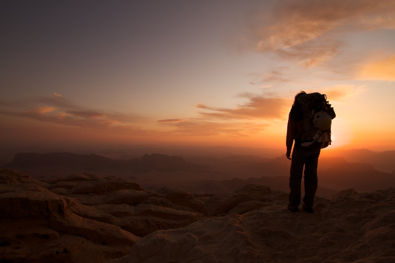 Sunset on top