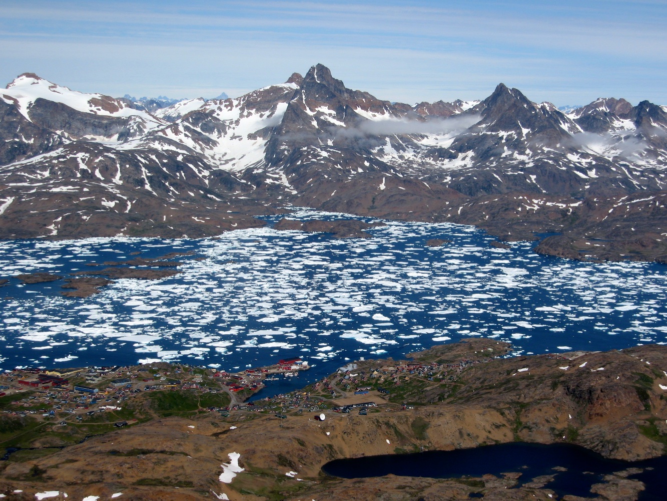  Tasiilaq seen from a hill behind town 