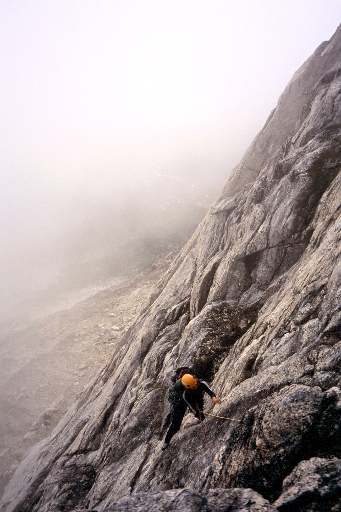  Tash following on our repeat of our route on Baby Molar 