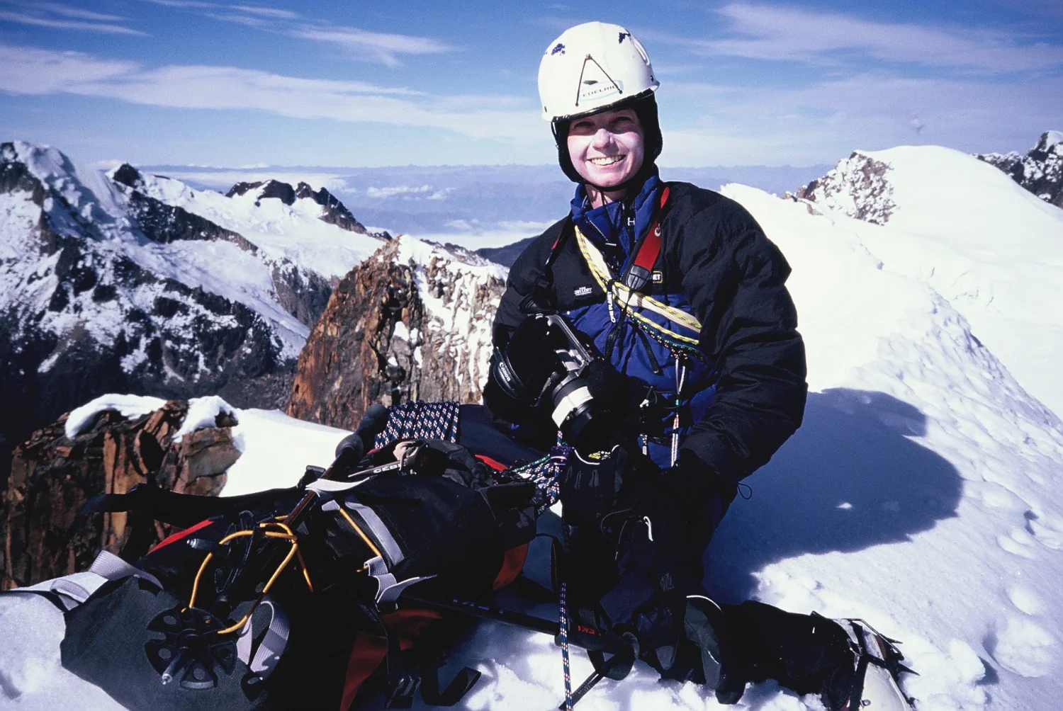 Tash on the summit of Atoroma
