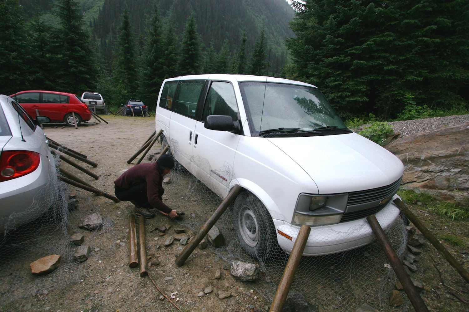  Critter-proofing our vehicle otherwise animals will chew rubber tubes, brake fluid, etc 