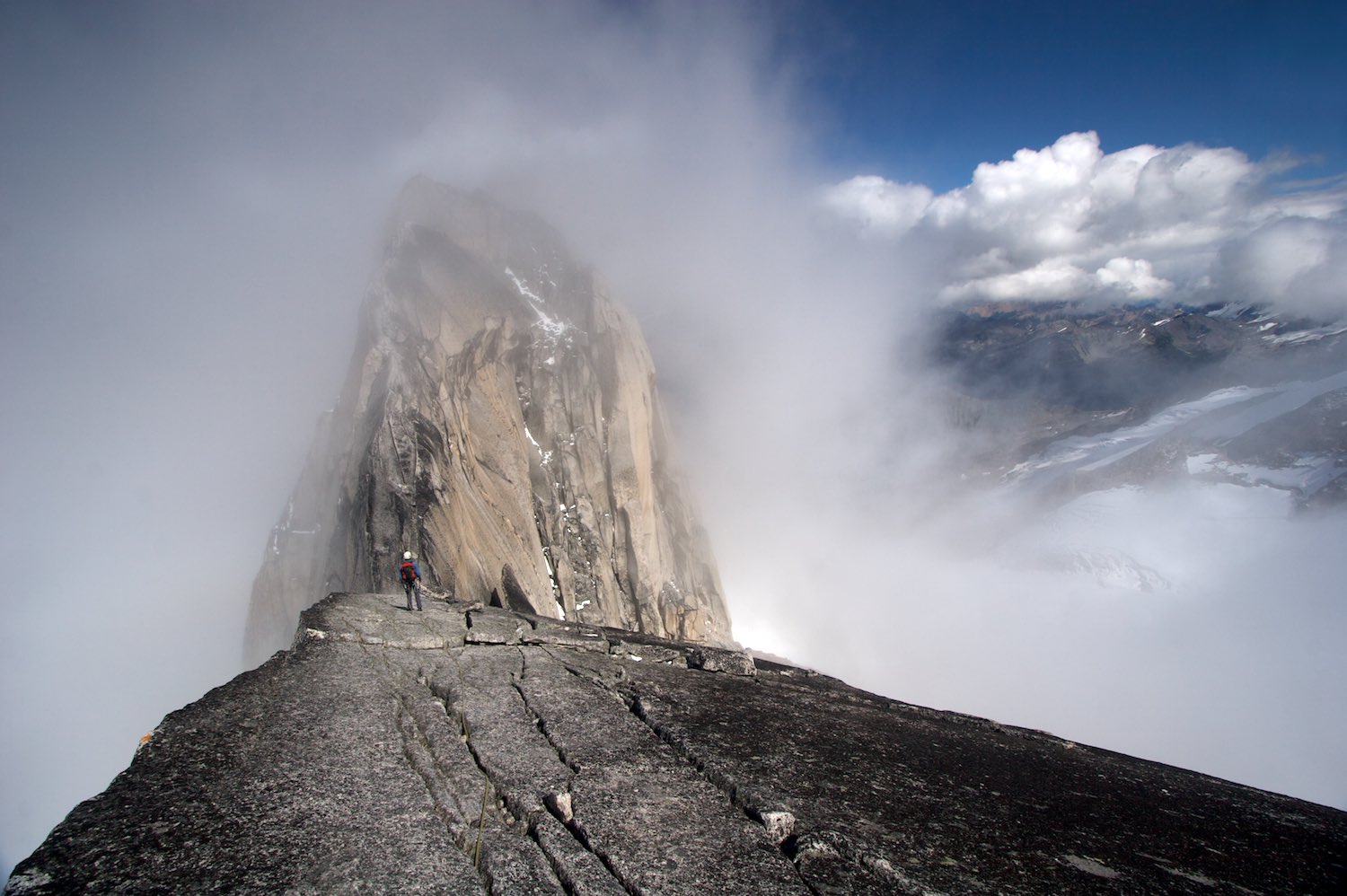  On the West Ridge of Pigeon Spire 