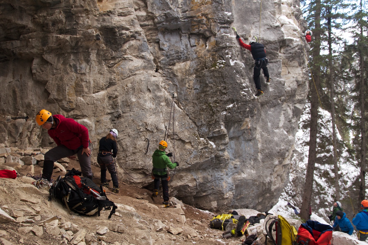 A busy weekend dry-tooling