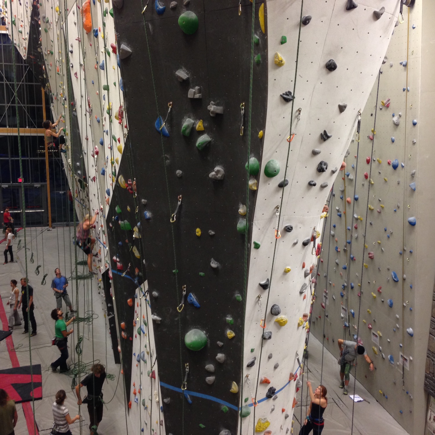  Impressive climbing gym in Canmore 