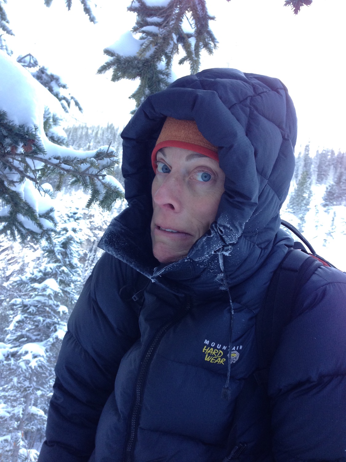 To cold to go ice climbing in -25 deg C 