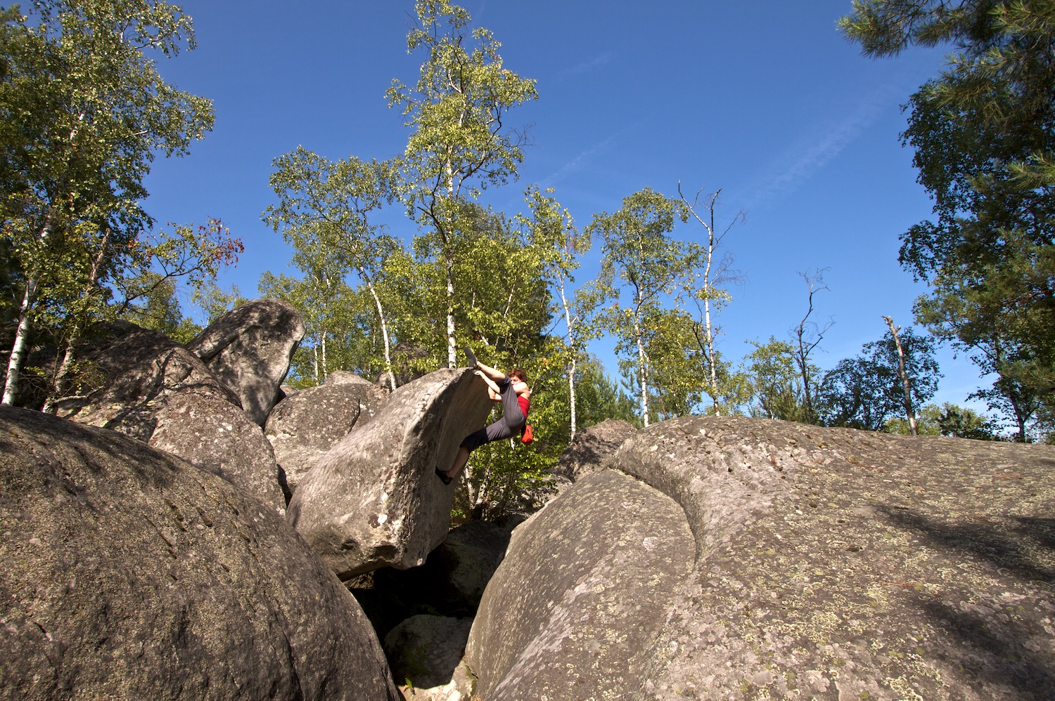  Bouldering at Fontainebleau 