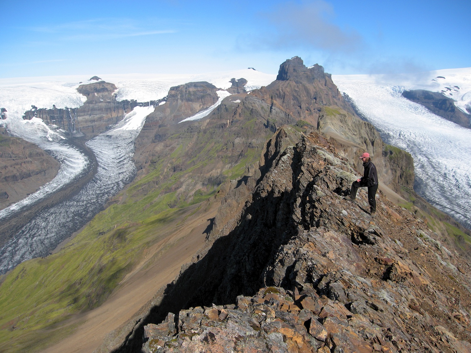  At Vatnajökull Glacier,&nbsp;Iceland's biggest glacier 