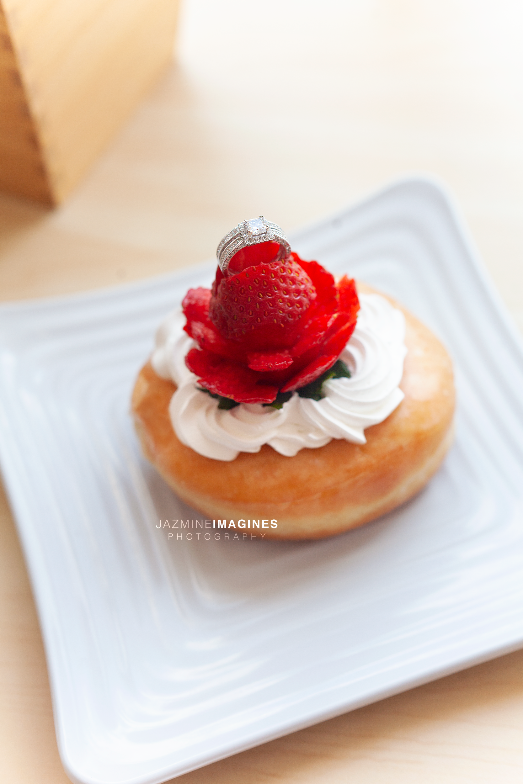 Chocolate Strawberry Donut from Wow Donuts: Photographed by Jazmine Imagines Photography