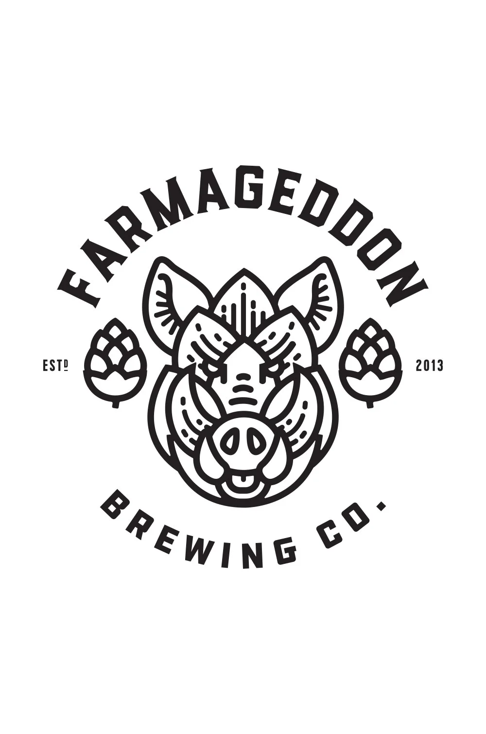 The new mark reflects the quality and creativity of Farmageddon beers and its focus on getting the most from the finest and rarest hops from around the world. A new packaging system was developed, bringing consistency and easy navigation across the range through a refined colour palette and modular grid for tasting notes and vital information. A pattern for each can within the range represents the beer style’s ingredients, process, history and provenance.