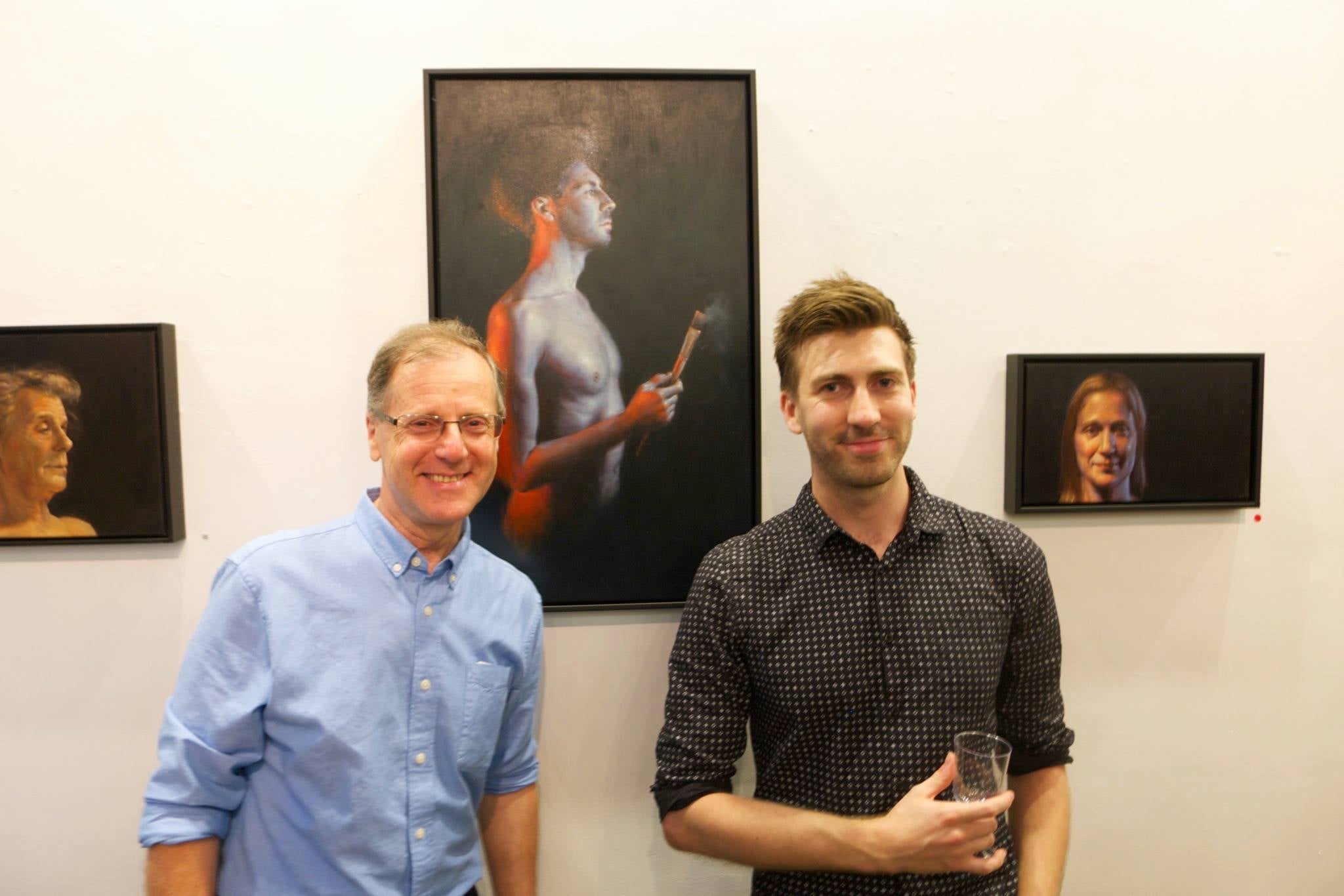 With artist/teacher/friend Francis Giacco . 