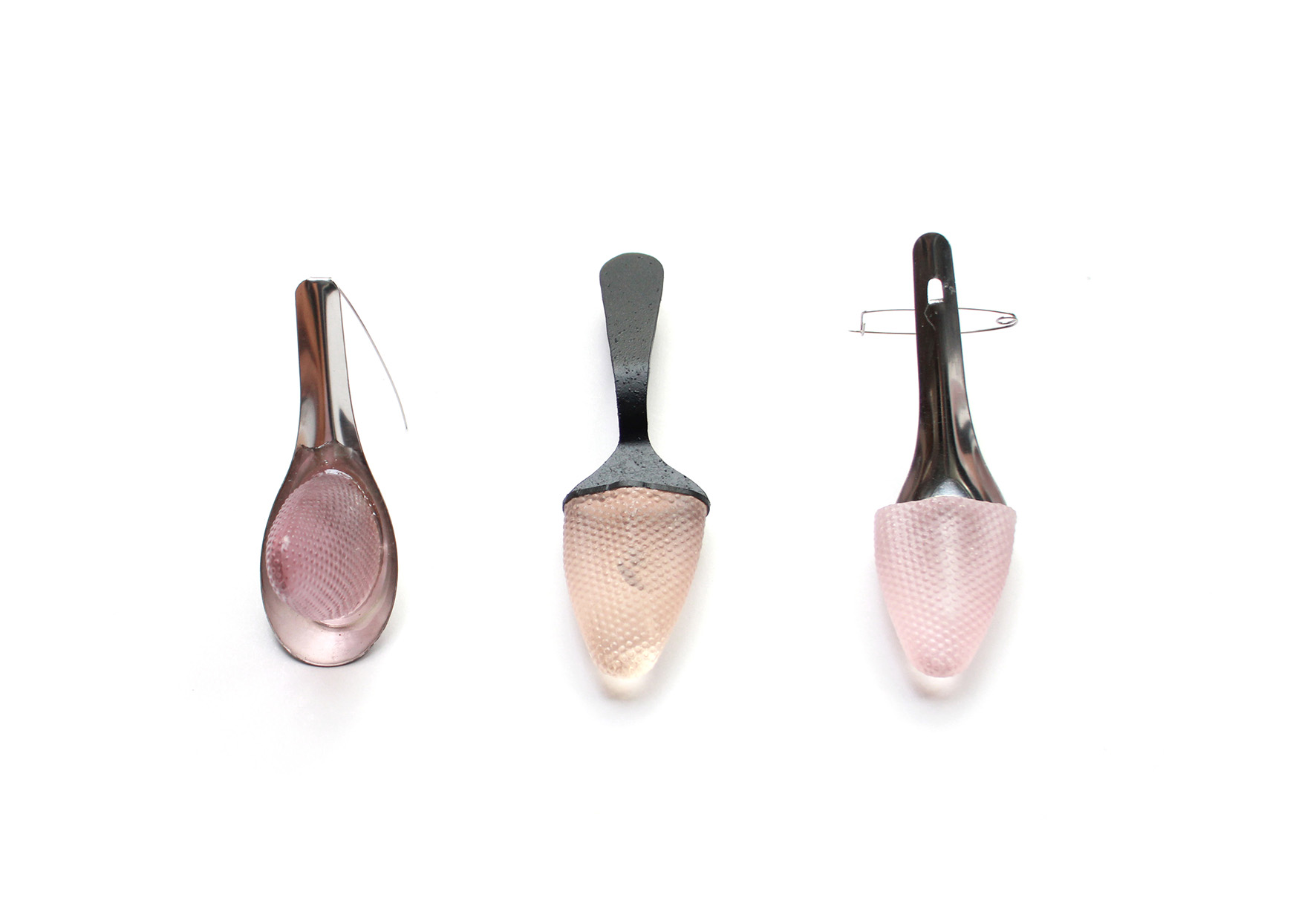 Tongue02 : Brooch, Resin, Stainless Steel