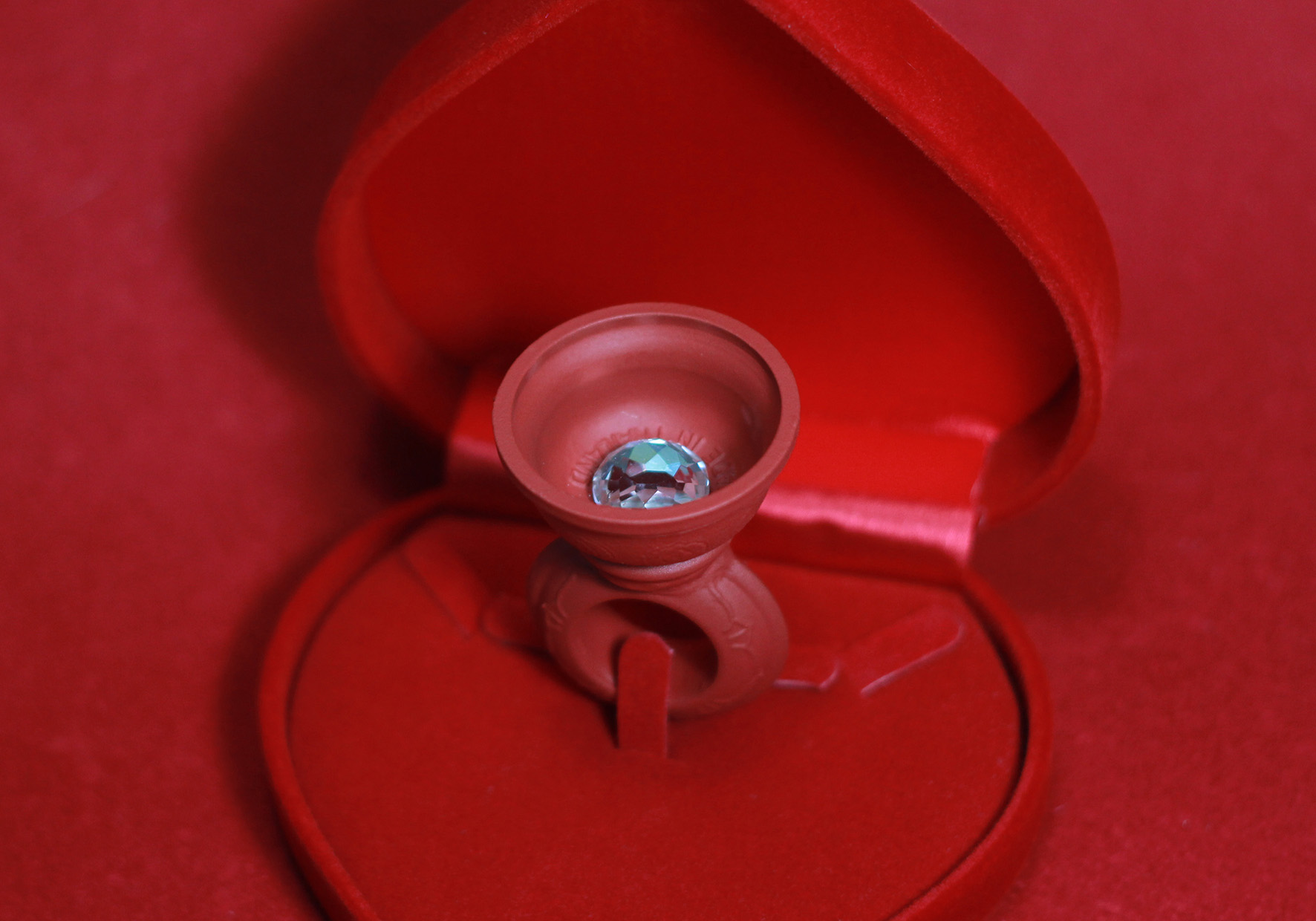 Will you marry me, again? (diamond), Ring, 2017, Thai traditional wedding tray