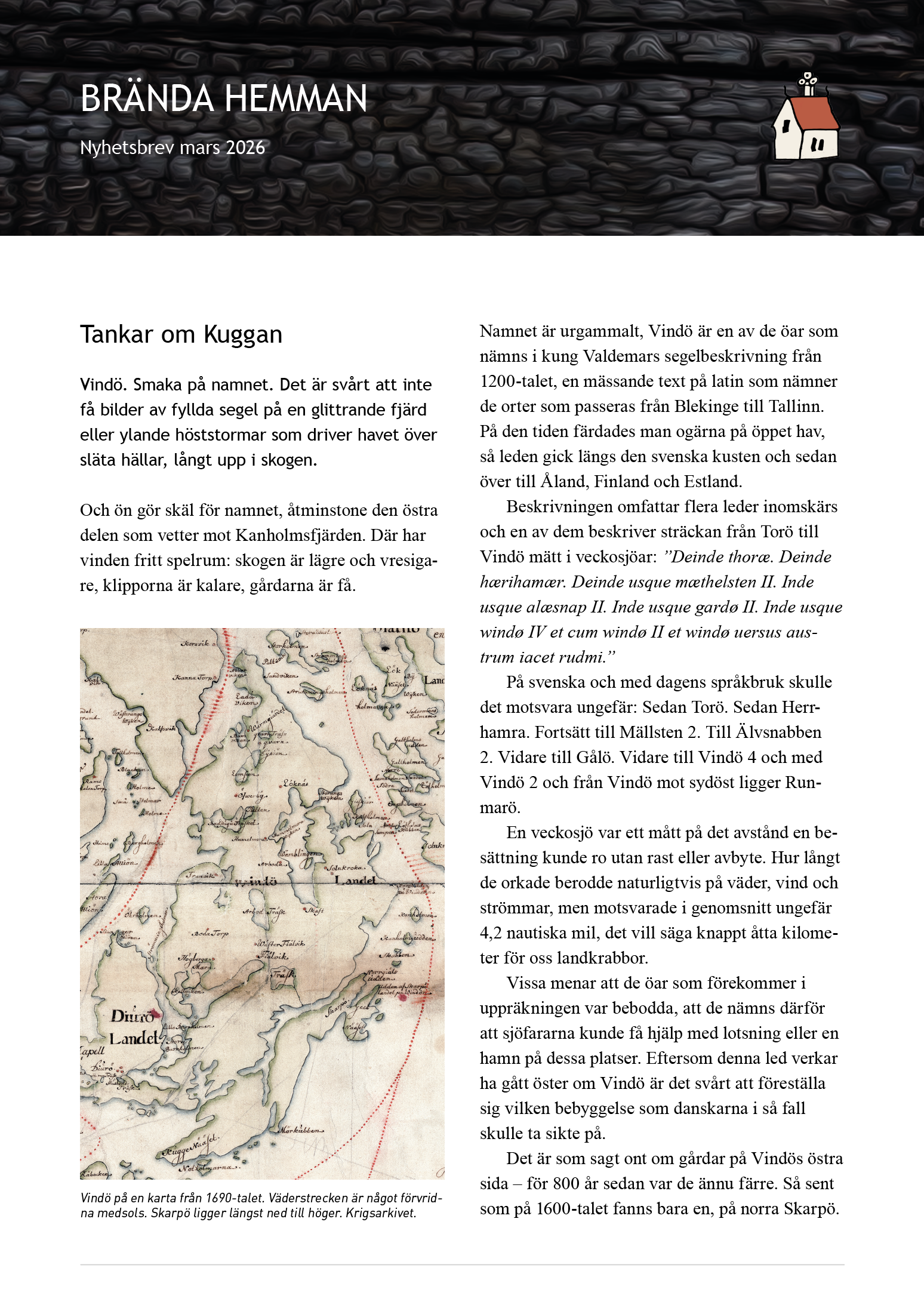 Tankar om Kuggan på Vindö