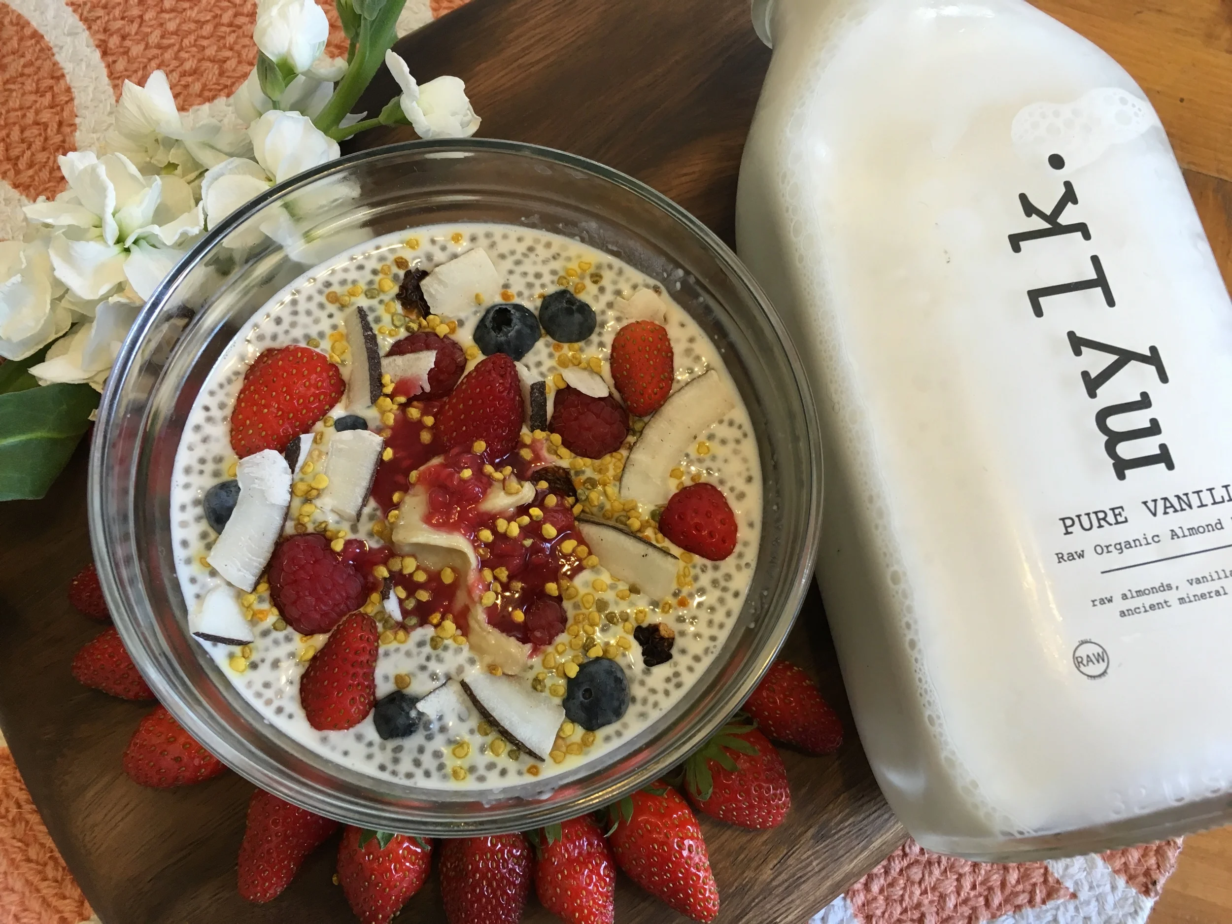 You can even purchase pre-made, high quality, organic almond milk in glass if you don't want to make it yourself ~ Renew Juicery , local to my LA folks, sells this at their location in Mar Vista and also at farmers markets and retail locations all around town!