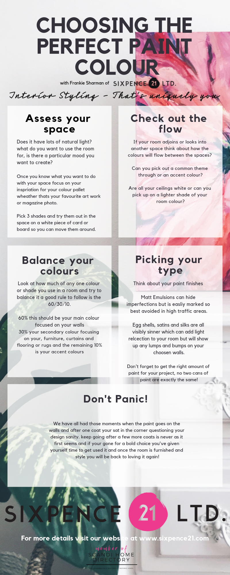 CHOOSING THE PERFECT PAINT COLOUR